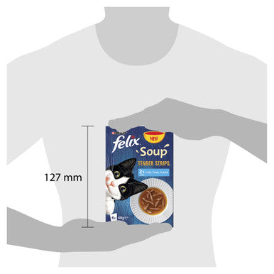 Felix Soup Adult Wet Cat Food - Fish Selection