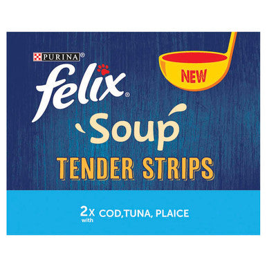 Felix Soup Adult Wet Cat Food - Fish Selection