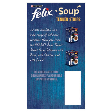 Felix Soup Adult Wet Cat Food - Fish Selection