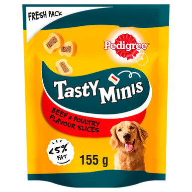 Pedigree Tasty Minis Chewy Slices Adult Dog Treats - Beef & Poultry