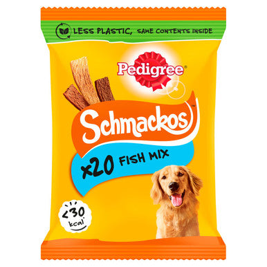 Pedigree Schmackos Adult Dog Treats - Multi Mix Fish Variety