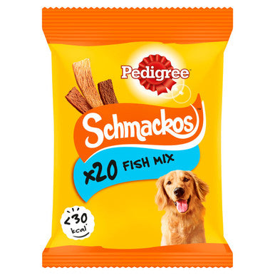 Pedigree Schmackos Adult Dog Treats - Multi Mix Fish Variety