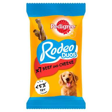 Pedigree Rodeo Duos Adult Dog Treats - Beef & Cheese