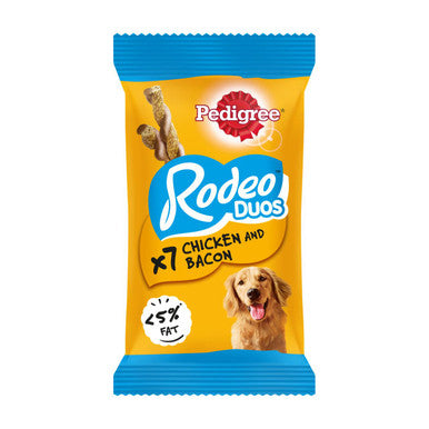 Pedigree Rodeo Duos Adult Dog Treats - Chicken & Bacon