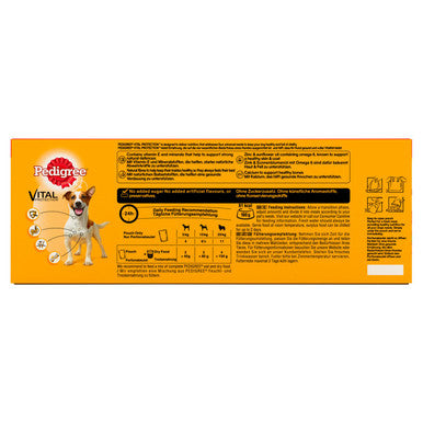 Pedigree Adult Wet Dog Food Pouches - Mixed Selection in Jelly 40 x 100g