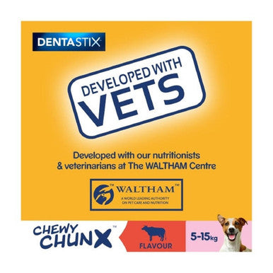 Pedigree Dentastix Chewy Chunx Mini Adult Dog Treats - Beef