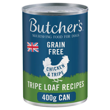 Butcher's Grain-Free Tripe Loaf Recipe Wet Dog Food - Chicken & Tripe