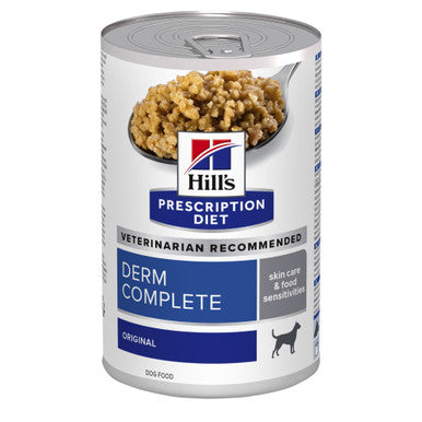 Prescription Diet Derm Complete Skin Care Food Sensitivities Senior Wet Dog Food Original