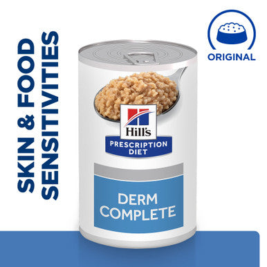 Hill's Prescription Diet Derm Complete Skin Care and Food Sensitivities Adult/Senior Wet Dog Food - Original