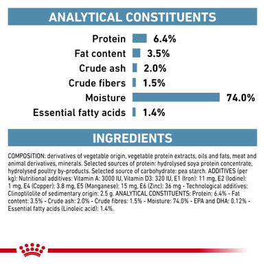 Royal Canin Hypoallergenic Adult Wet Dog Food