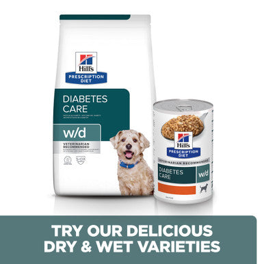 Hill's Prescription Diet w/d Diabetes Care Dry Dog Food with Chicken