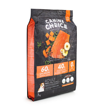 Canine Choice Super Premium Grain Free Small Adult Dry Dog Food - Salmon