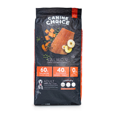 Canine Choice Super Premium Grain Free Large Adult Dry Dog Food - Salmon