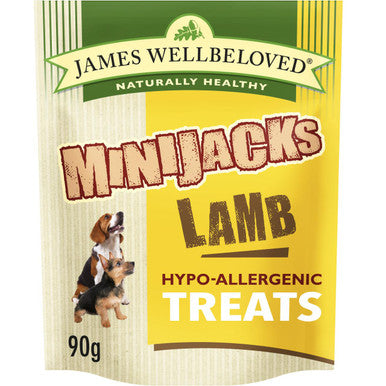 James Wellbeloved Minijacks Hypo-Allergenic Dog Treats - Lamb