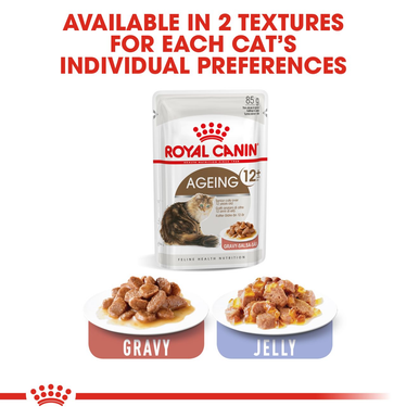 Royal Canin Ageing 12+ Senior Wet Cat Food in Gravy