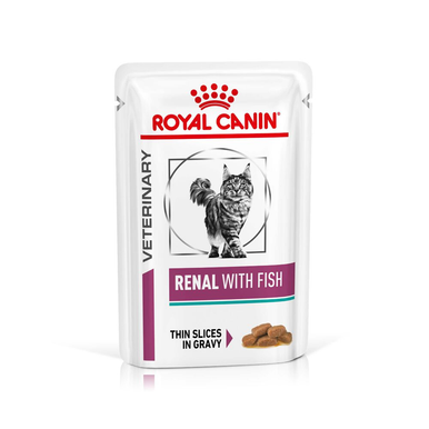 Royal Canin Veterinary Diet Renal Adult Wet Cat Food - Fish