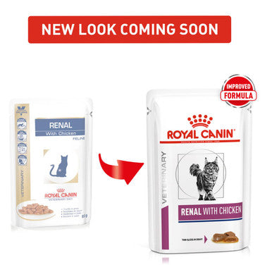 Royal Canin Veterinary Diet Renal Adult Wet Cat Food - Chicken