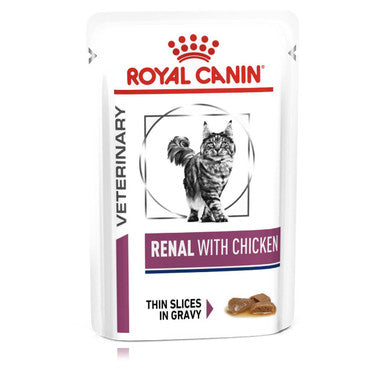 Royal Canin Veterinary Diet Renal Adult Wet Cat Food - Chicken