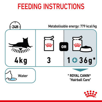 Royal Canin Intense Hairball 34 Adult Wet Cat Food - Gravy