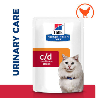 Hill's Prescription Diet c/d Multicare Stress Urinary Care Cat Wet Food - Chicken