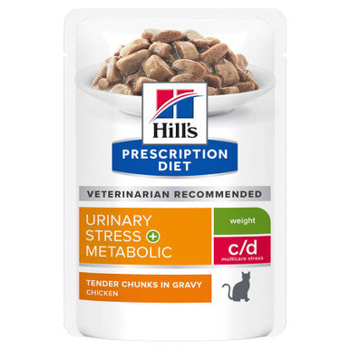 Hill's Prescription Diet c/d Multicare Stress + Metabolic Wet Cat Food - Chicken