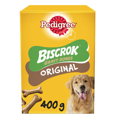 Pedigree Biscrok Gravy Bones Biscuits Adult Dog Treats - Original