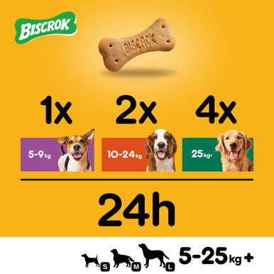 Pedigree Biscrok Gravy Bones Biscuits Adult Dog Treats - Original