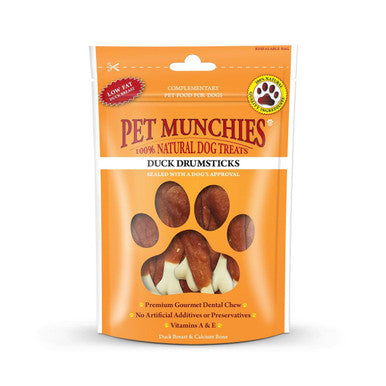 Pet Munchies Dog Treats - Duck Drumsticks