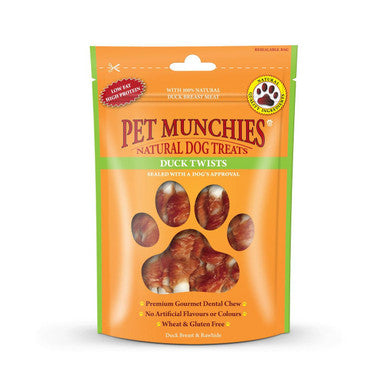 Pet Munchies Dog Treats - Duck Twists