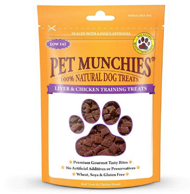 Pet Munchies Dog Training Treats - Liver & Chicken