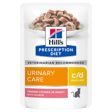 Hill's Prescription Diet c/d Multicare Urinary Care Cat Wet Food - Salmon