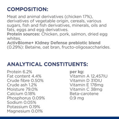 Hill's Prescription Diet k/d Kidney Care Wet Cat Food - Chicken