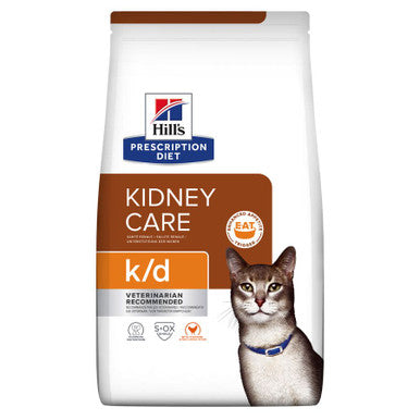 Hill's Prescription Diet k/d Kidney Care Dry Cat Food with Chicken