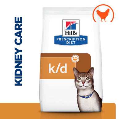 Hill's Prescription Diet k/d Kidney Care Dry Cat Food with Chicken