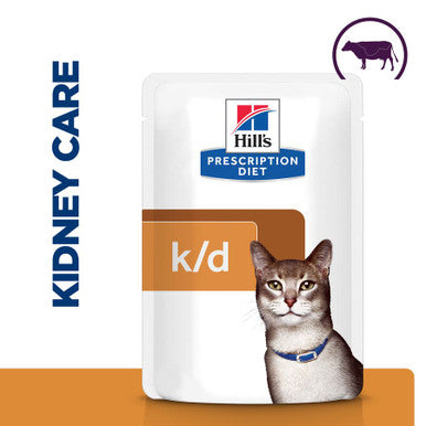 Hill's Prescription Diet k/d Kidney Care Wet Cat Food - Beef