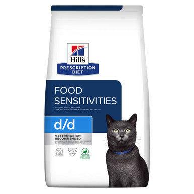 Hill's Prescription Diet d/d Food Sensitivities Adult and Senior Dry Cat Food - Duck & Green Pea 1.5kg