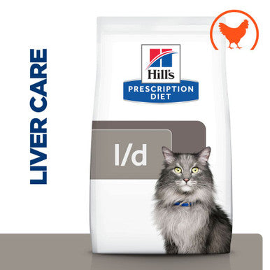 Hill's Prescription Diet l/d Liver Care Dry Cat Food with Chicken