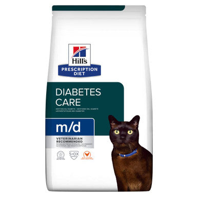 Hill's Prescription Diet m/d Diabetes Care Adult/Senior Dry Cat Food with Chicken