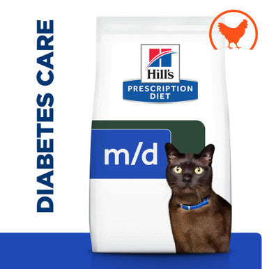 Hill's Prescription Diet m/d Diabetes Care Adult/Senior Dry Cat Food with Chicken