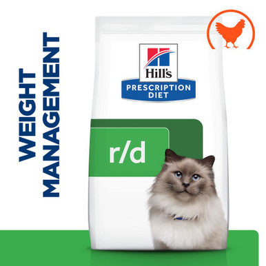 Hill's Prescription Diet r/d Weight Reduction Dry Cat Food with Chicken