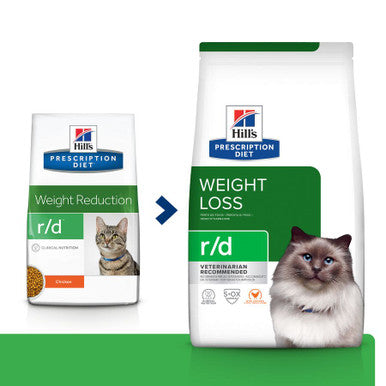 Hill's Prescription Diet r/d Weight Reduction Dry Cat Food with Chicken