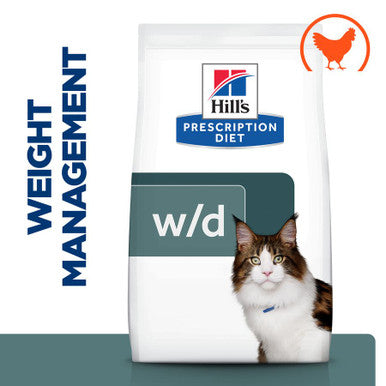 Hill's Prescription Diet Digestive/Weight Management w/d Adult Dry Cat Food - Chicken