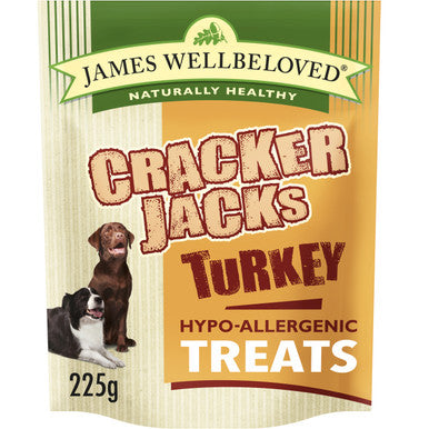 James Wellbeloved CrackerJacks Hypo-Allergenic Dog Treats - Turkey