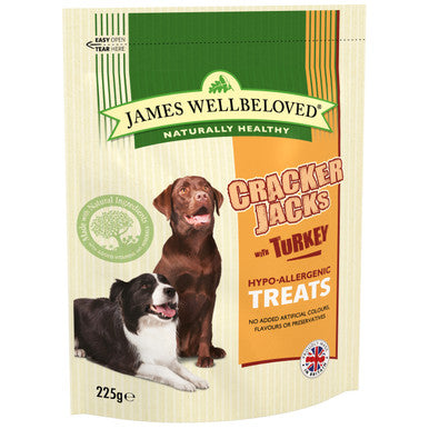 James Wellbeloved CrackerJacks Hypo-Allergenic Dog Treats - Turkey