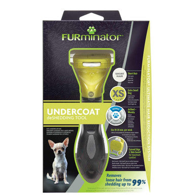 Furminator Deshedding Tool Short Hair Dog Xsmall