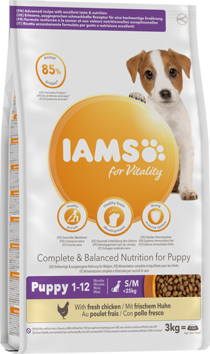 Iams Vitality Senior Small/Medium Breed Dry Dog Food - Chicken