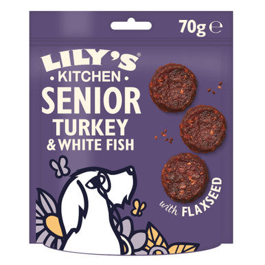 Lily's Kitchen Turkey & Whitefish Senior Dog Treats