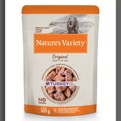 Nature's Variety Adult Original Medium Breed Wet Dog Food Pouches - Multipack