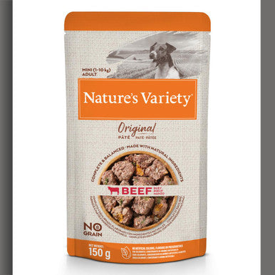 Nature's Variety Adult Original Mini Breed Wet Dog Food Pouches - Multipack