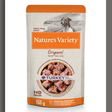 Nature's Variety Adult Original Mini Breed Wet Dog Food Pouches - Multipack